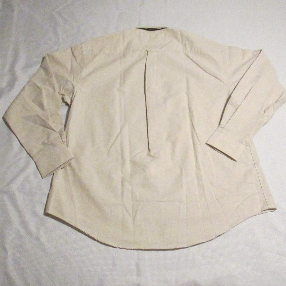 🎈 #SOLD# CROFT & BARROW MEN’S TAN/BEIGE DRESS SHIRT – 17/36 NEW 🎈 - Picture 8 of 15